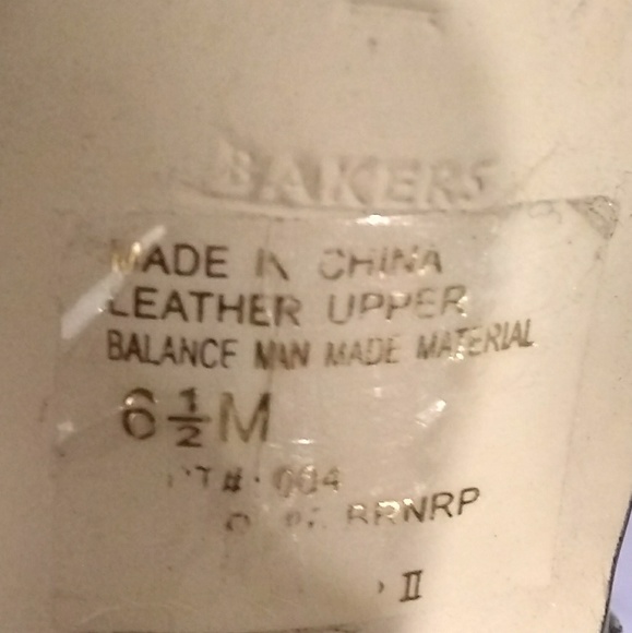 Bakers 'Crump II' Brown Leather Pointy Toe Pump 6½ - Picture 8 of 8